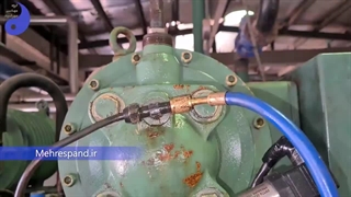 شارژ گاز کمپرسور اسکرو صنعتی