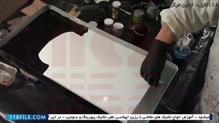 آموزش نقاشی با رزین-اصول آموزش نقاشی با رزین-نقاشی آبستره با رزین