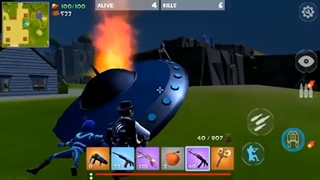 بازی بتل رویال Rocket Royale