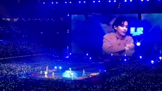 قسمتی از کنسرتPTD بی تی اس روز دوم