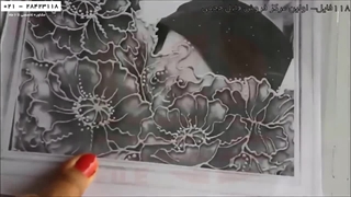 آموزش نقاشی ویترای-دوره آموزش ویترای-کشیدن طراحی قاب عکس