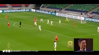 10 گل برتر لواندوفسکی بهترین مهاجم سال در 2021 به انتخاب فرانس فوتبال