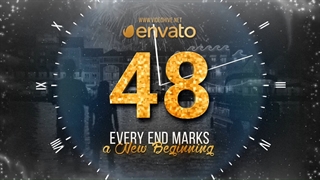 پروژه آماده افترافکت شمارش معکوس سال نو 2022