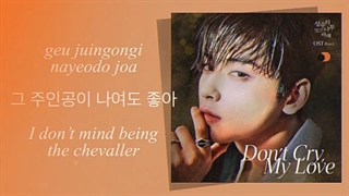 لیریک آهنگ (Don`t cry My Love) از چا اون وو