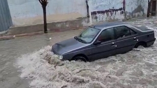 باران آذر ماه ۱۴۰۰ نخل تقی عسلویه