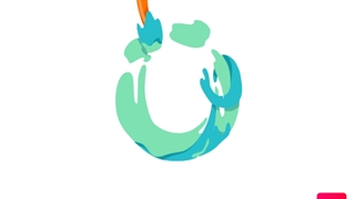 لوگو موشن موج نارنجی - رز دیزاین