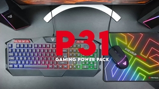 آنباکسینک کیبورد و ماوس گیمینگ فنتک P31