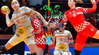 دیدار تیم های ملی هندبال کرواسی و اسپانیا درمسابقات هندبال قهرمانی جهان ۲۰۲۱