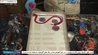 آموزش نقاشی با رزین اپوکسی