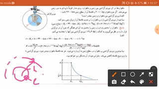 نیروی گرانشی و حرکت ماهواره ها