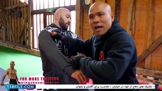 دفاع شخصی واقعی-( گرفتن مچ دست مهاجم )