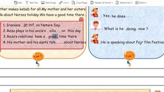 حل و تدریس نمونه سوال زبان انگلیسی نوبت اول زبان نهم دی 1400بخش اول