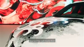 اولین خودروی خالکوبی شده دنیا