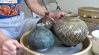 الگو در مورد گلدان رنگی