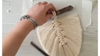 آموزش بسیار ساده مکرومه برگ