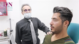 عمل همزمان بینی و پروتز چانه (با طراحی سه بعدی)