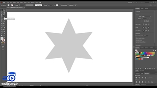آموزش طراحی ستاره سه بعدی در ایلوستریتور (+فیلم)