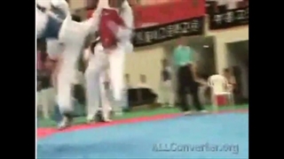 تکواندو_لحظات دیدنی ناک اوت