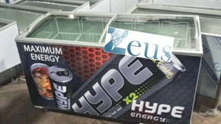 فریزر صندوقی درب شیشه ای زئوس