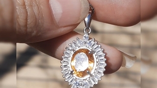 گردنبند های سیترین زیبا