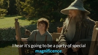 آموزش انگلیسی با فیلم ارباب حلقه ها