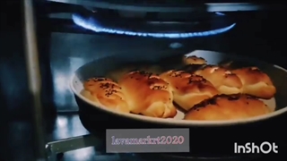 پخت پیراشکی با تنور گازی خانگی