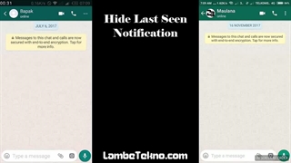 روش مخفی کردن اخرین بازدید در واتساپ!