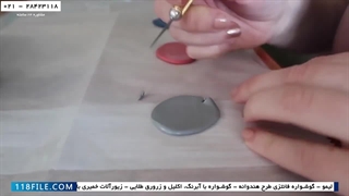آموزش مجازی ساخت زیورآلات با خمیر-فیلم ساخت زیورآلات-(ساخت نیم ست با خمیر)