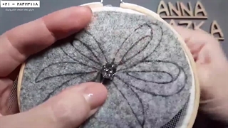 آموزش جواهردوزی مروارید-آموزش جواهردوزی شاپرک- آموزش گل سینه طرح پاپیون