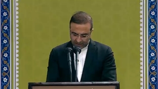 سخنرانی جناب آقای ابراهیمی مدیریت مجموعه آتاویتا در دیدار با رهبر