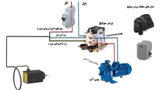نقشه نصب سوئیچ حضور آب