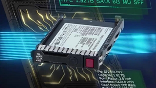 HPE 1.92TB 6G SATA MU SFF SC DS SSD با پارت نامبر 872352-B21
