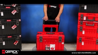 جعبه ابزار Qbrick System One Cart 2.0 Red Ultra HD / جعبه ابزار کیوبریک