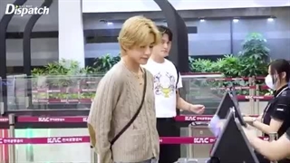 منتشر شده از تهیونگ در فرودگاه اینچئون در حال ترک کره به مقصد توکیو