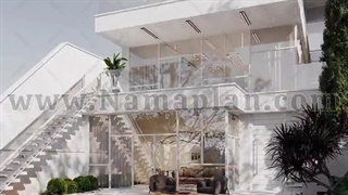 طراحی آپارتمان سه طبقه مدرن