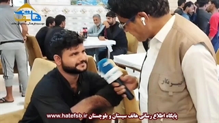 حضور زائران ابا عبدالله الحسین در نیکشهر