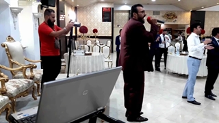 اجرای مداحی و مولودی خوانی شاد در مجلس عروسی