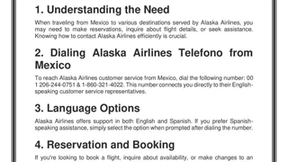 Alaska Airlines Telefono