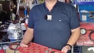 کیت ابزار ۱۲ پارچه کلاچ کمپرسور کولر تمام خودروها