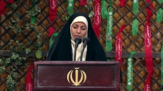 سخنان خانم دکتر زهرا برزگر محضر رهبر معظم انقلاب در هفته دفاع مقدس ۱۴۰۲/۰۶/۲۹