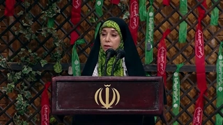 سخنان خانم فرانک جمشیدی محضر رهبر معظم انقلاب در هفته دفاع مقدس  ۱۴۰۲/۰۶/۲۹