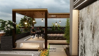 طراحی روف گاردن در همدان تهران گاردن