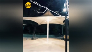 آلاچیق چادری خیابان غذا در شیراز - شرکت سازه چادری کاوشکام