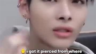 پیرسینگ نیکی:خنده:(ملیکا وقتشه که بایسمون بشه نیکی امروز 3 تا بایس عوض کردیم:))