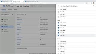 Google Analytics 4 Click Tracking