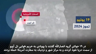 موشک ها و پهپادهای شلیک شده انصارالله یمن به اسراییل - طوفان الاقصی