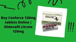 Buy Cenforce 120mg tablets Online  | Sildenafil citrate 120mg