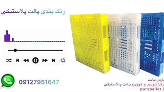 رنگ بندی پالت پلاستیکی