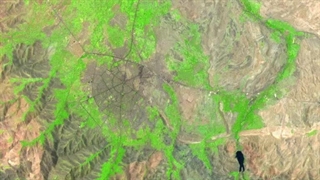 تغییرات شهر همدان با استفاده از تصاویر سنجش از دور لندست