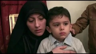 حضور رهبر معظم انقلاب در سال 90 منزل شهید مصطفی احمدی روشن - دانشمند هسته ای